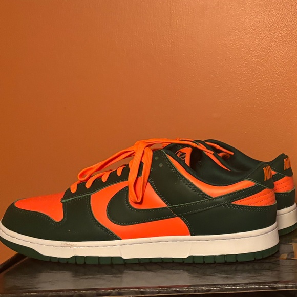 Nike Other - Nike Bold Orange and Dark Green Sneakers